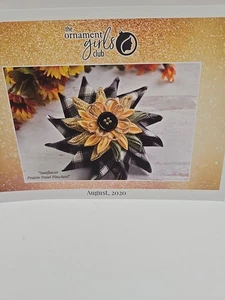 Kit Ornamento Girls Club #58 agosto 2020. Molinete girasol - Imagen 1 de 7