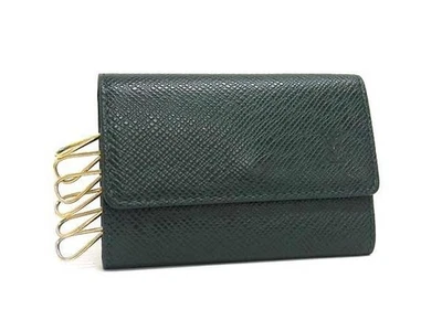 LOUIS VUITTON Multicle 6 Key Case M30534 Episea (Green) Taiga Men's 6Ring - Image 1 of 4
