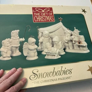 Department 56 Snowbabies "The Christmas Pageant" 8-Piece Nativity Set-w/Box 2001 - Picture 1 of 20