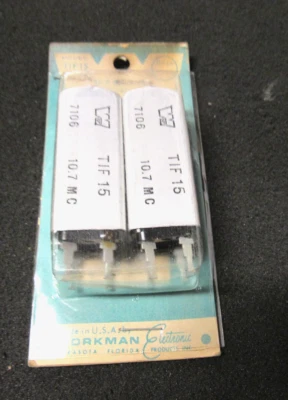 Juego de transformadores Workman Electronics 10,7 Mc FM IF especificaciones en foto Foto 1 de 3