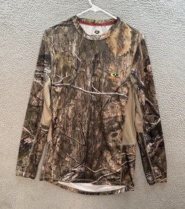 Mossy Oak Shirt Adult Small Camouflage Scent Control Country DNA Camo Outdoors - Picture 1 of 9