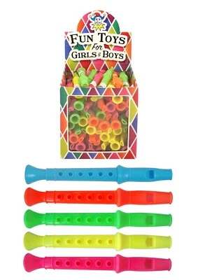 HENBRANDT Mini Flute Whistle Kids Loot Goody Party Bags Pinnata Fillers Toys (T08 172)