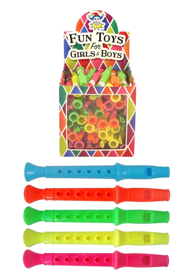 HENBRANDT Mini Flute Whistle Kids Loot Goody Party Bags Pinnata Fillers Toys (T08 172)