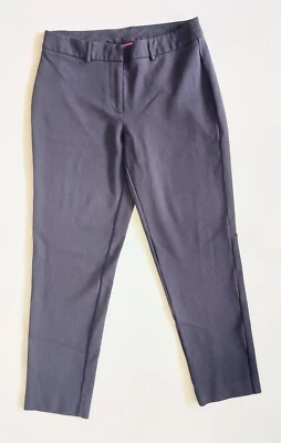 Pantalones de vestir Lands' End para mujer talla 10 tiro medio ajustados negros Foto 1 de 4