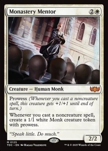 *MtG: MONASTERY MENTOR - Commander Tarkir: Dragonstorm Mythic - magicman* - Bild 1 von 1