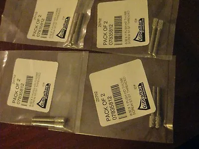  Gibraltar Z0762 Knurled Thumb Screws 8-32 X 1-3/8  OAL 3/16  Head Lot Of 8 Scrs • 5.85£