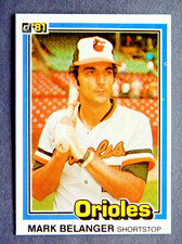 Mark Belanger #472 Donruss 1981 Baseball Card (Baltimore Orioles) VG