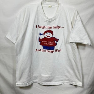 Vintage île Mackinac j'ai combattu le caramel et le caramel gagné ! T-shirt graphique XL - Photo 1/11