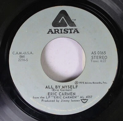 Rock 45 Eric Carmen - All By Myself / Everythng On Arista - Image 1 of 2