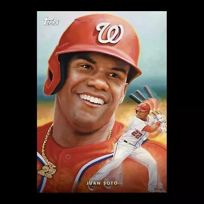 2021 TOPPS Game Within The Game # 3 JUAN SOTO Washington Nationals  - Image 1 of 2