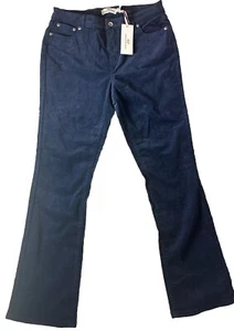 Vineyard Vines Girls Corduroy Pants 16 Blue Kick Flare Mid Rise Dark Wash NWT - Picture 1 of 6