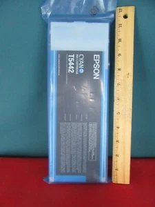 344. Genuine Epson CYAN Ink T5442 for Stylus PRO 4000/9600 Ultra Chrome Ink - Picture 1 of 4