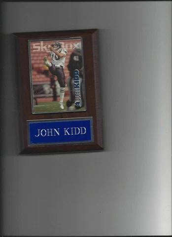 JOHN KIDD PLAQUE SAN DIEGO CHARGERS FOOTBALL NFL   C Cover