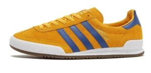 Adidas Originals Jeans ( Men Sizes UK:7 - 11 ) GOLD-BLUE  Brand New in Box - Picture 1 of 5