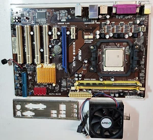 ASUS M2N68 PLUS Motherboard Bundle with Athlon 64 X2 3800+ CPU +2GB DDR2 - Picture 1 of 11