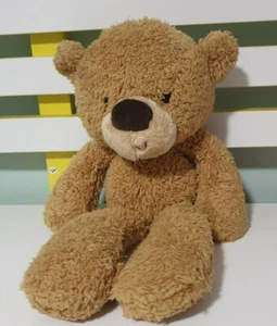 GUND Fuzzy Light Brown Teddy Bear 34cm Soft Plush Toy Kids - Picture 1 of 2