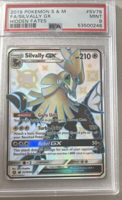 2019 Pokemon Sun & Moon Hidden Fates #SV79 Silvally GX Full Art *PSA 9 Mint* - Image 1 of 2