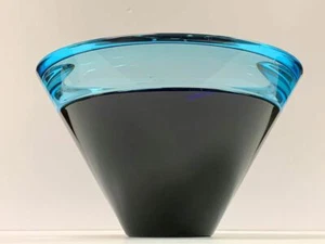 Sasaki Art Glass Bowl Made in Japan - Picture 1 of 9