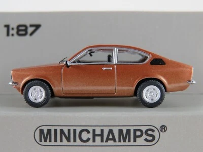 Minichamps 870 040124 Opel Kadett C Coupé (1973) in kupfermet. 1:87/H0 NEU/OVP - Bild 1 von 4