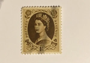 Postage Revenue 1 The Queen Stamp Briefmarke alt Rarität - Bild 1 von 2