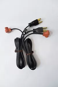 Lot of 2 Kat's 5' Replacement Engine Block Heater Cord Cable 90⁰ Connector 28400 - Picture 1 of 6