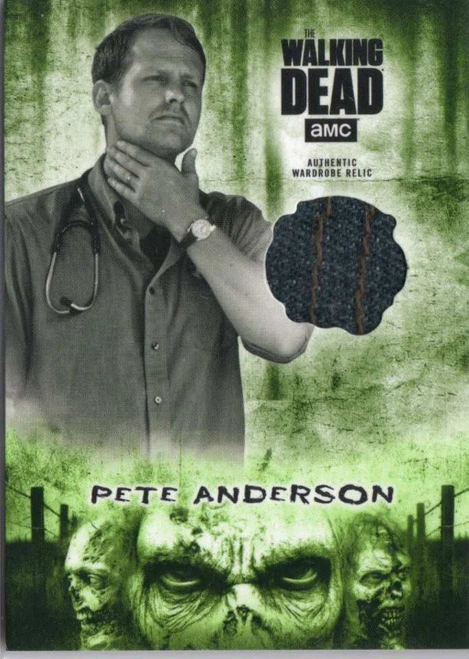 Walking Dead Hunters & Hunted Costume Relic Card R-PA Pete Anderson #24/25 - Image 1 of 1