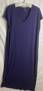 Eileen Fisher women long Purple dress size M/M - Picture 1 of 5