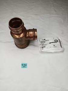 Viega 20732 ProPress 3"x2"x2" XL Copper Press Tee Smart-Connect Zero-Lead - Picture 1 of 6
