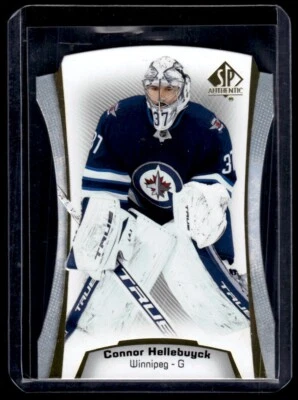2021-22 Upper Deck Sp Authentic Die-Cut Connor Hellebuyck Winnipeg Jets #DC-13 - Image 1 of 2
