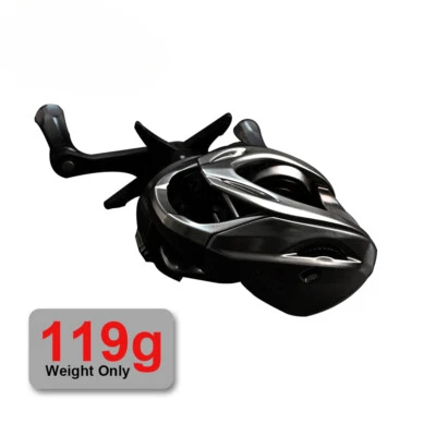 Novo carretel de penas de prata 119 g bobina de pesca ultraleve lançador de iscas - Imagem 1 de 4