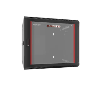 Server Rack 9U Wall Mount Cabinet Locking Networking Data Enclosure Glass Door - Picture 1 of 12