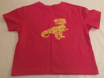 Camiseta T-Rex Dinosaurio Rojo Niños Talla 3T Sonoma Manga Corta Tyrannasourus Foto 1 de 3