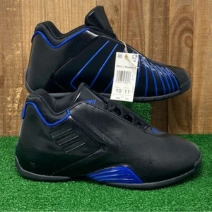 Adidas GY0258 T-Mac 3 Restomod “Black Royal Blue” Basketball Shoes Mens SZ 10 - Picture 1 of 24