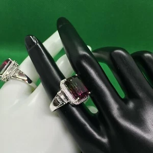 Wassermelonenquarz mit Topas Ring - Bild 1 von 4