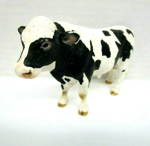 Retired 2007 Schleich Holstein Bull Steer Animal Figure Toy Country Dairy Farm - Picture 1 of 8