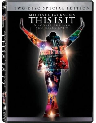 Michael Jackson's This Is It DVD (2010) Kenny Ortega cert PG 2 discs Great Value - Image 1 of 2