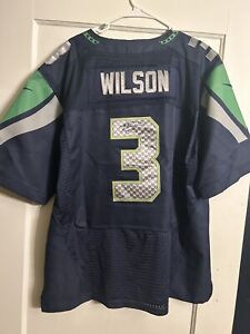 Nike Size 44 Jersey Russel Wilson #3 Seahawks 12/48
