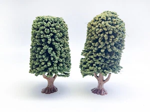 Model Diorama Wargaming Scenic Trees x2 for 1:32 & smaller - Picture 1 of 6