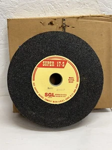 NOS Vintage SLG Super 17 Grinding Wheel 8” x 1'' Open Box Bench Grinder NEW - Picture 1 of 8