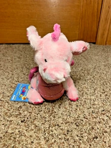 NEW Webkinz Pink Whimsy Dragon PINK HM156 With Unused Code Attached Great Gift - Picture 1 of 3