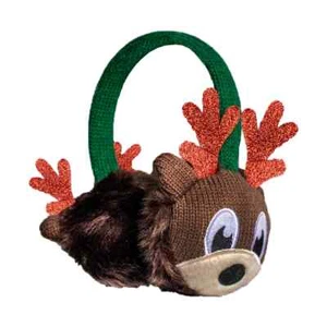 Capelli Reindeer Earmuffs – Fun & Knitted With Faux Fur Warmth - Bild 1 von 3