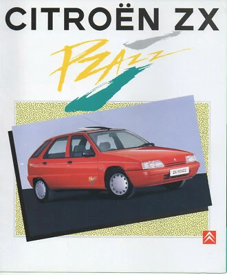 CITROEN  — ZX — PZAZZ — BROCHURE — LEAFLET — (SPECIAL EDITION) — 26.5.93 - Image 1 of 3