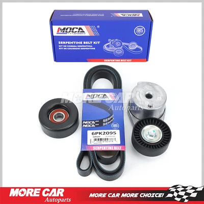Serpentine Belt Drive Component Kit 90K38185 for Dodge Caravan Chrysler 3.3 3.8L - Image 1 of 4