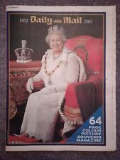 2002 HM QEII 50 YEAR JUBILEE DAILY MAIL COLOUR PICTURE SOUVENIR MAGAZINE 64 PAGE