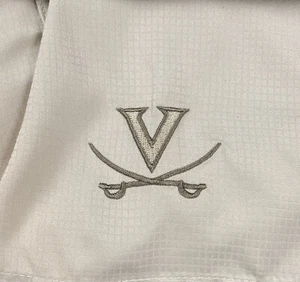 Camisa de vestir Nike Virginia Cavaliers abotonada SS para hombre XXL tostada bordada - Imagen 1 de 24