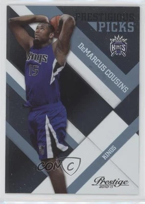 2010-11 Prestige Prestigious Picks Platinum /10 DeMarcus Cousins #5 Rookie RC - Image 1 of 2