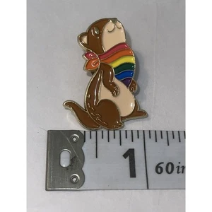 Spilla Gopher Rainbow Hanky - Foto 1 di 3