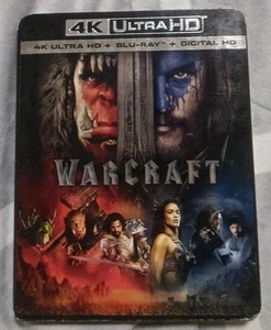 Warcraft (4K Ultra HD, Blu-Ray 2016) With Slipcover - Foto 1 di 5
