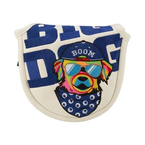 CMC Design Big Dog Mallet Putter Headcover - ICU69351-MAL - White/Blue - Picture 1 of 4