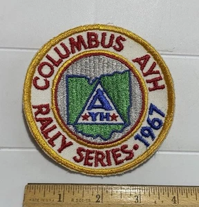 AYH American Youth Hostels Columbus Ohio Rally Series 1967 gestickter Aufnäher - Bild 1 von 3